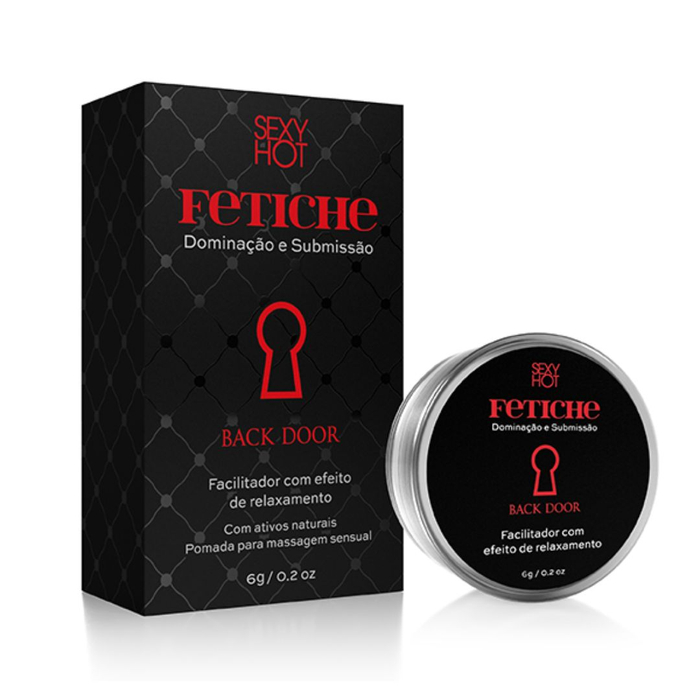 Back Door Pomada Facilitadora Linha Fetiche 6g Sexy Hot