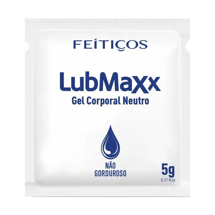 Lubmaxx Gel Lubrificante Neutro Sachê 5g Feitiços