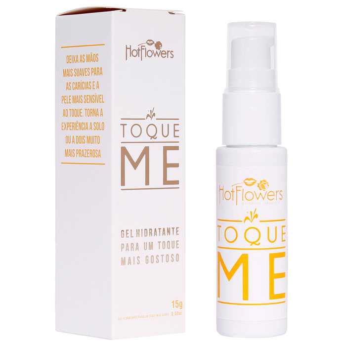 Toque Me Gel Hidratante Em Silicone 15g Hot Flowers