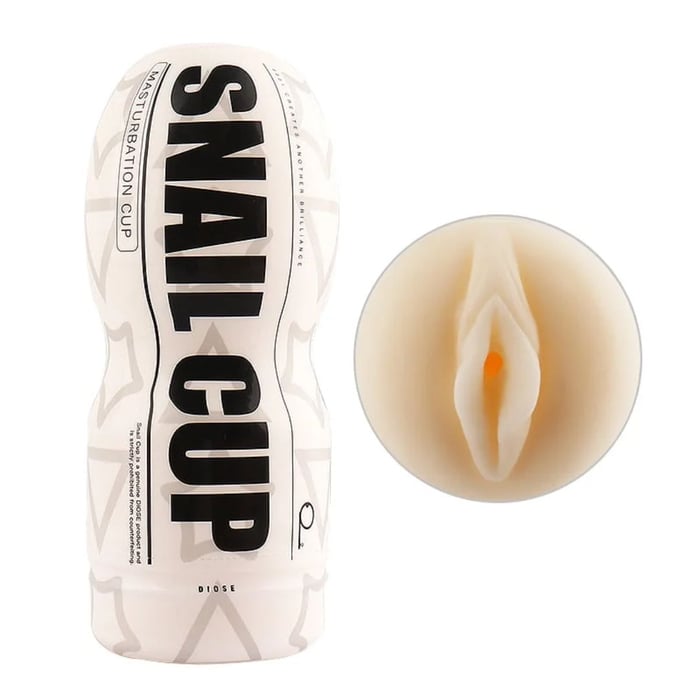 Masturbador Masculino Snail Cup Formato De Vagina Vibe Toys