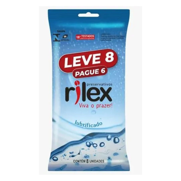 Preservativo Lubrificado Leve 8 Pague 6 Rilex