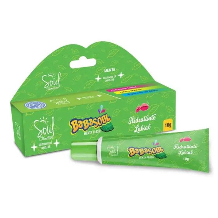 Hidratante Labial Babasoul Menta Fresh 10g Soul Cosméticos