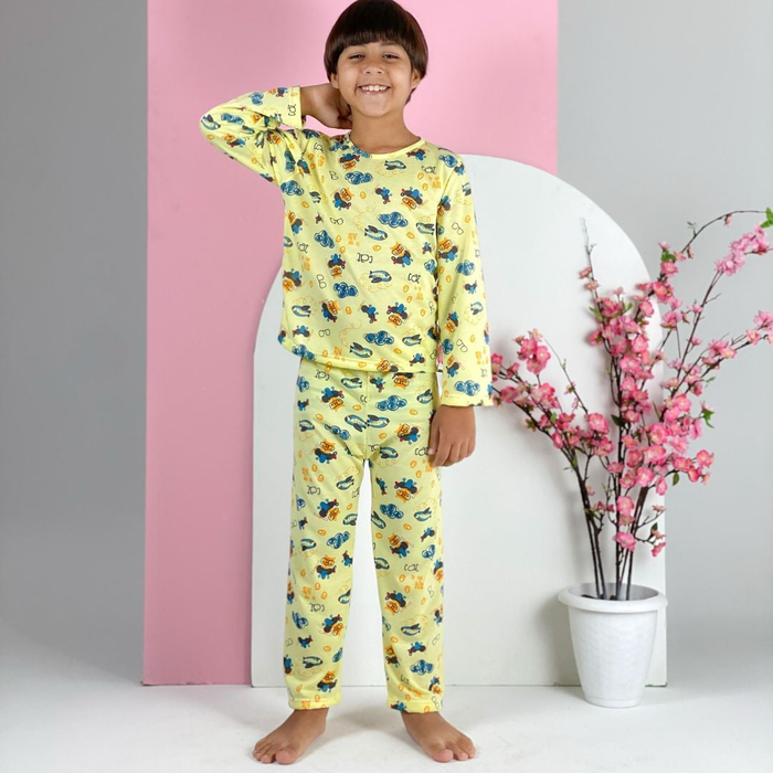 Pijama Infantil Masculino Inverno Estampado
