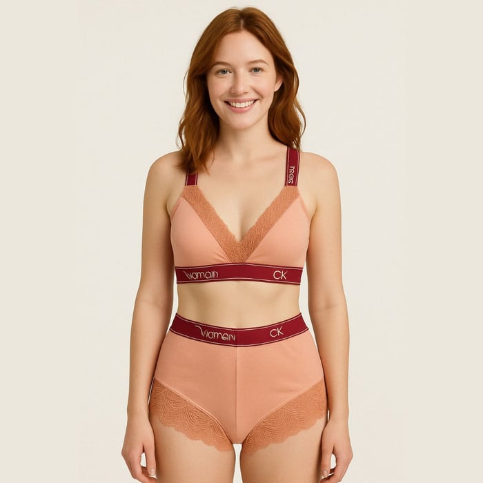 Conjunto Ck Woman Com Detalhes Em Renda Dy Girl