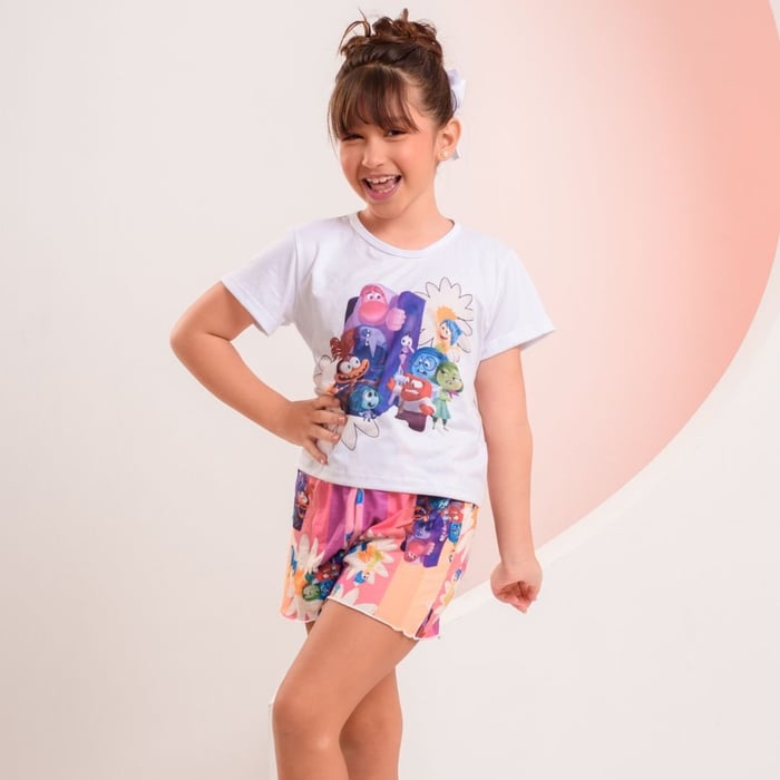 Pijama Conforto Infantil Divertidamente Amável Moda íntima