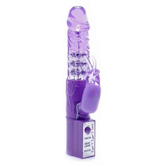 Vibrador Rotativo Com Pérolas Massageadoras E Vibração Multivelocidade