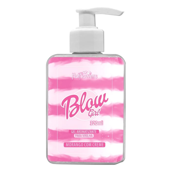 Blow Girl Gel Aromatizante Para Virilha 320ml Hot Flowers