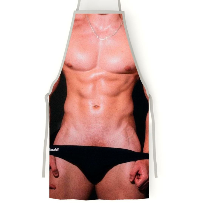 Avental Sensual 3d Masculino Com Cueca Preta Estilo Slip Pimenta Sexy
