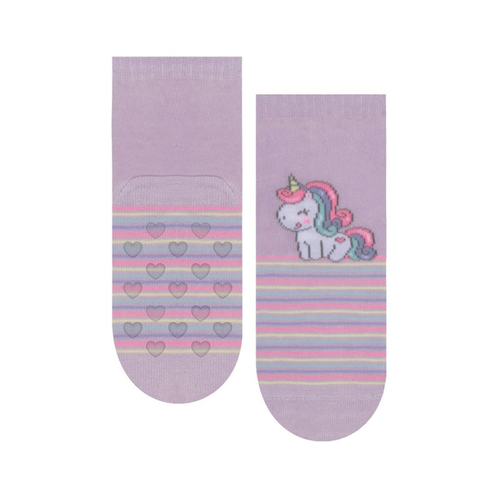 Meia Bebê Estampada Antiderrapante Selene