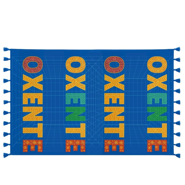 Canga Praia Em Poliéster Oxente Colors Bali Beach