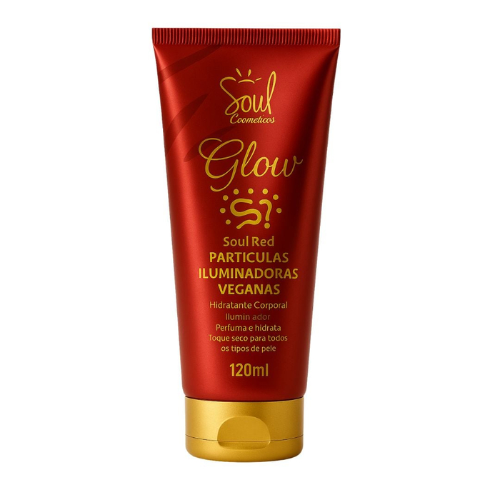 Glow Hidratante Iluminador Soul Red 120ml Soul Cosméticos