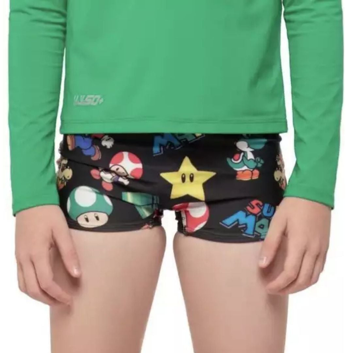 Sunga Boxer Infantil Estampa Personagens