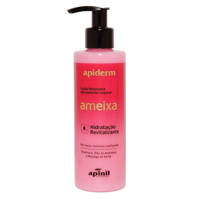 Apiderm Loção Hidratante Corporal Ameixa 180g Apinil 