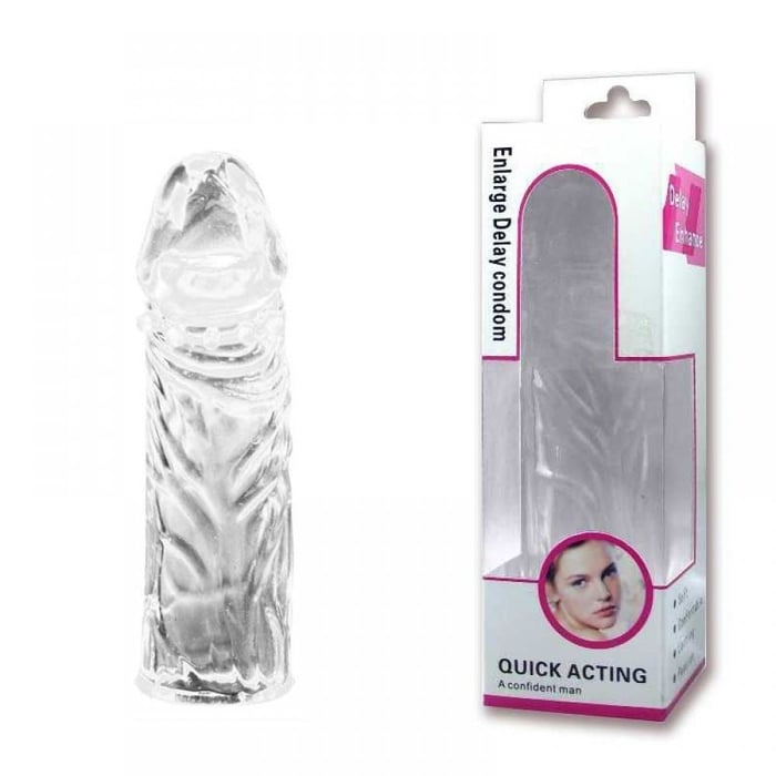 Capa Peniana Com Saliências Massageadoras 13cm