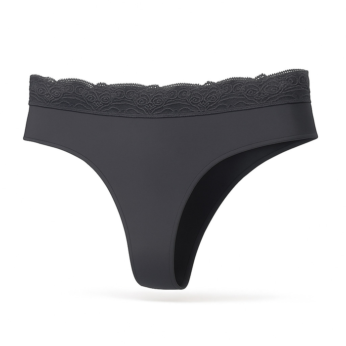Calcinha Sem Cortura Com Renda Delicate Hangar