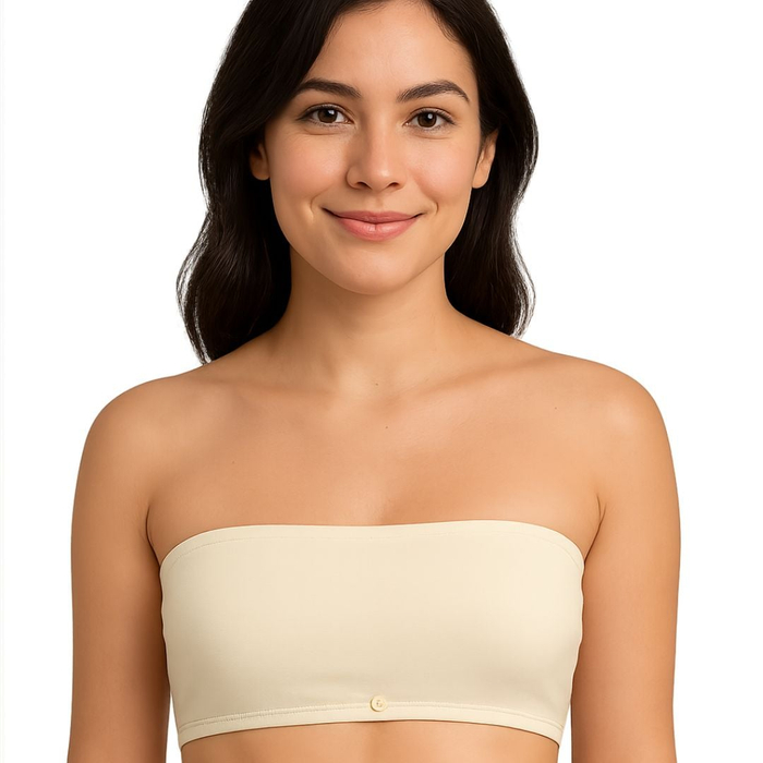 Sutiã Estilo Faixa Liso Com Bojo Econfort