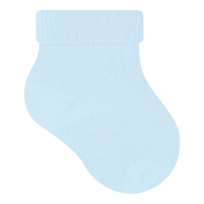 Meia Lisa Recém Nascido Azul Selene