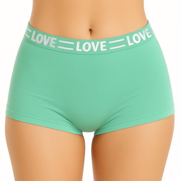 Calcinha Boxer Feminina Drika Com Elástico Personalizado Patitex