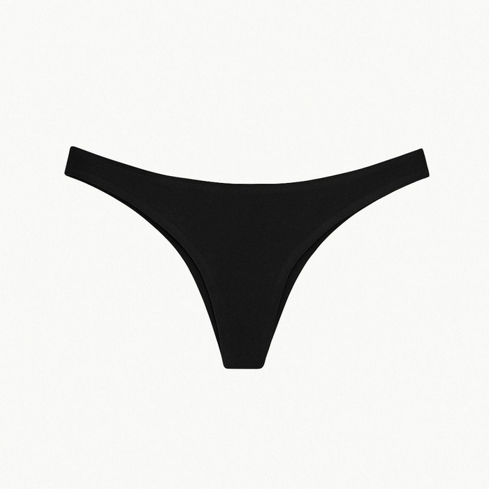 Calcinha Fio Dental Lisa Com Laterais Estreitas Bonjour