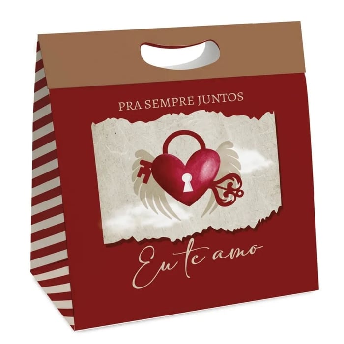 Caixa Para Presente Horizontal New Plus Amor Real Cromus