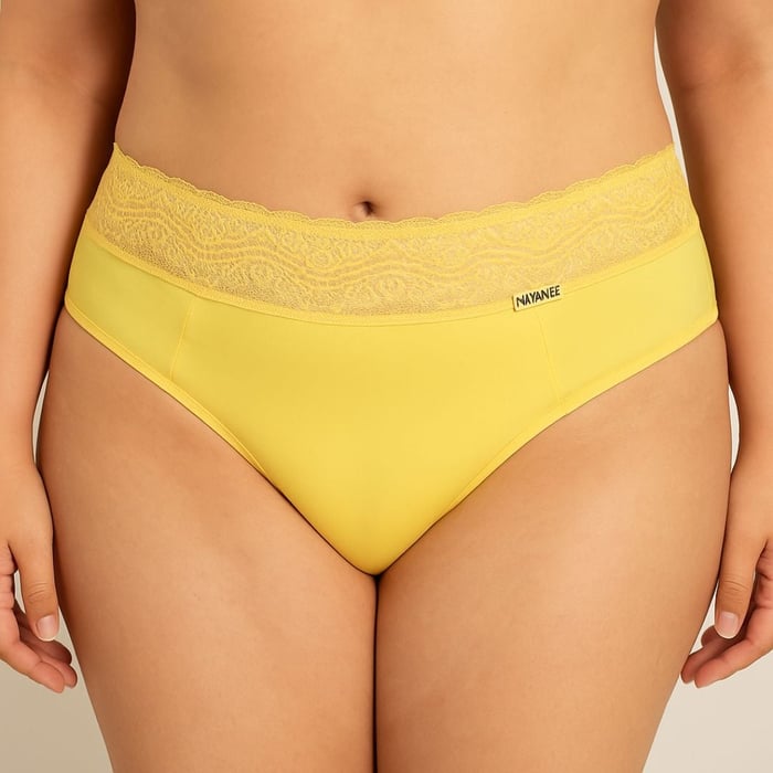 Calcinha Plus Size Fio Dental Duplo Com Renda Nayane Rodrigues