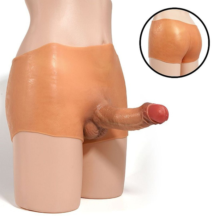 Cinta Em Silicone Líquido Com Prótese Integrada 18x4 Vibe Toys