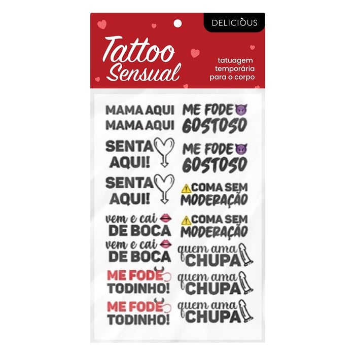 Tattoo Sensual Frases Ousadas Passa A Língua Delicious