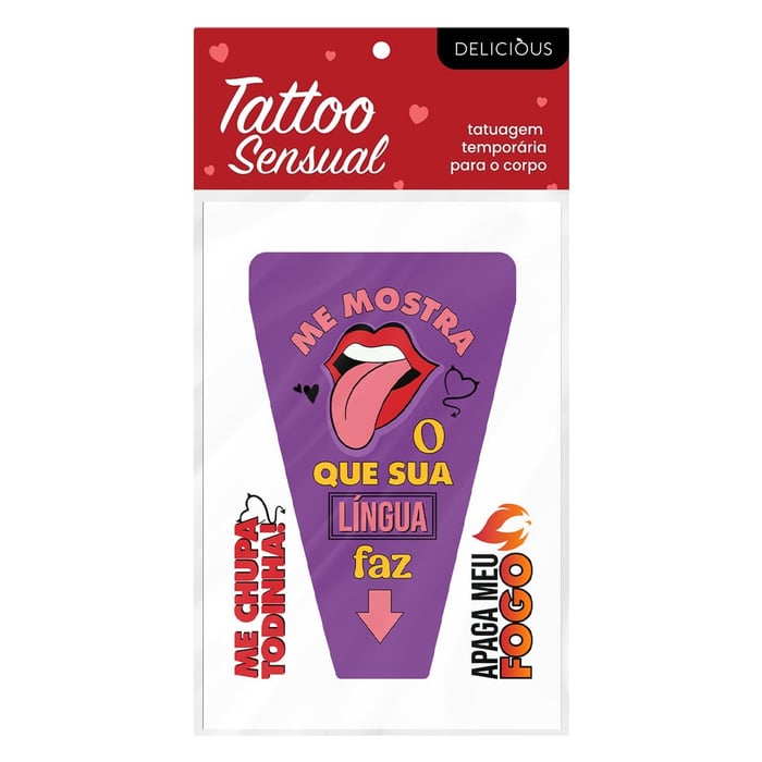 Tattoo Sensual Frases Ousadas Me Mostra O Que Sua Língua Faz Delicious