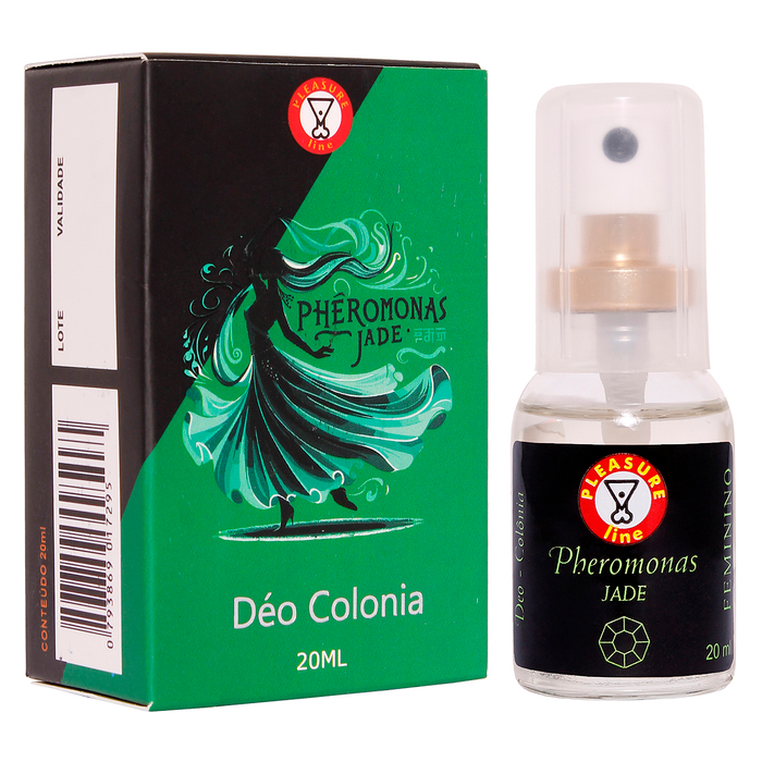 Jade Pheromonas Déo Colônia Feminina 20ml Pleasure Line