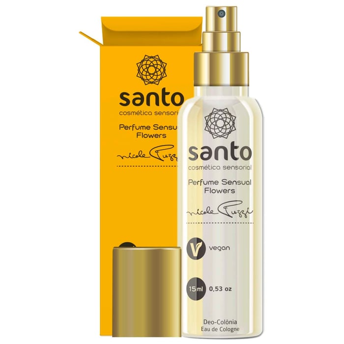 Perfume Sensual Flowers Nicole Puzzi 15ml Santo