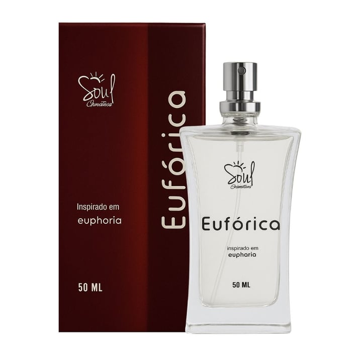 Eufórica Colônia Feminina 50ml Soul Cosméticos