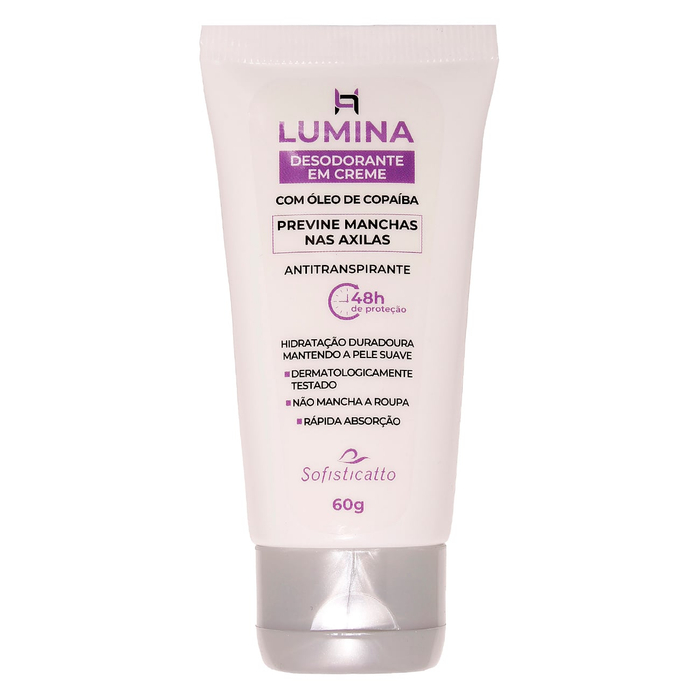 Lumina Desodorante Antitranspirante Em Creme 60g Sofisticatto