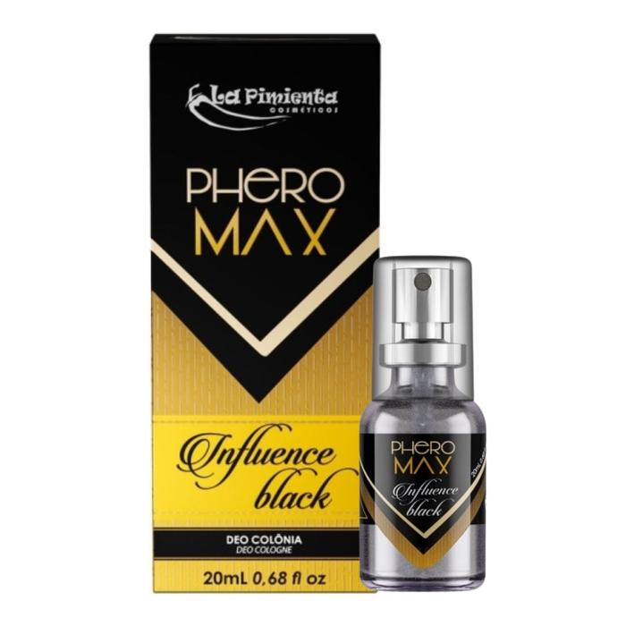 Phero Max Deo Colônia Influence Black 20ml La Pimienta