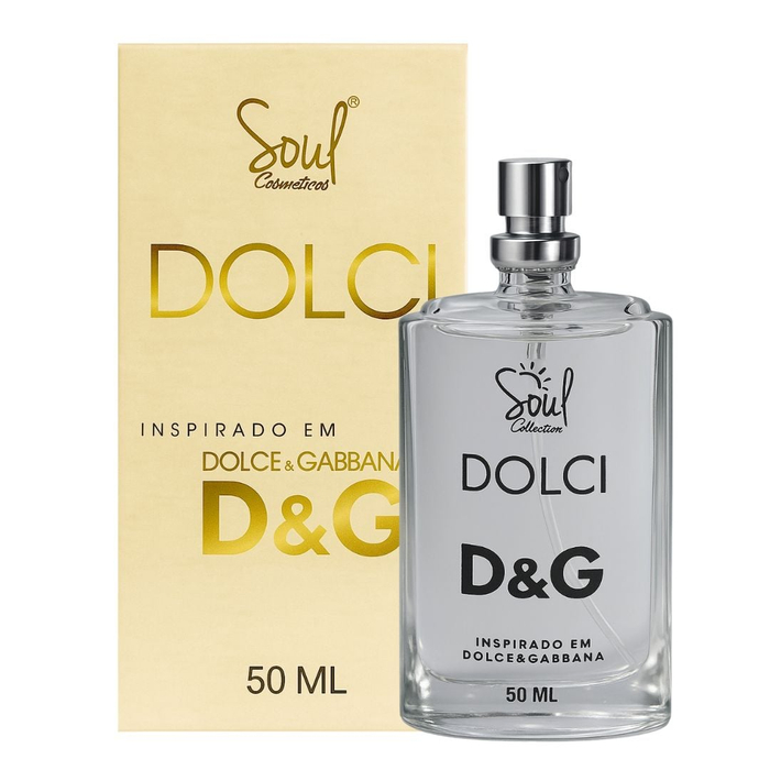 Dolci Colônia Feminina 50ml Soul Cosméticos