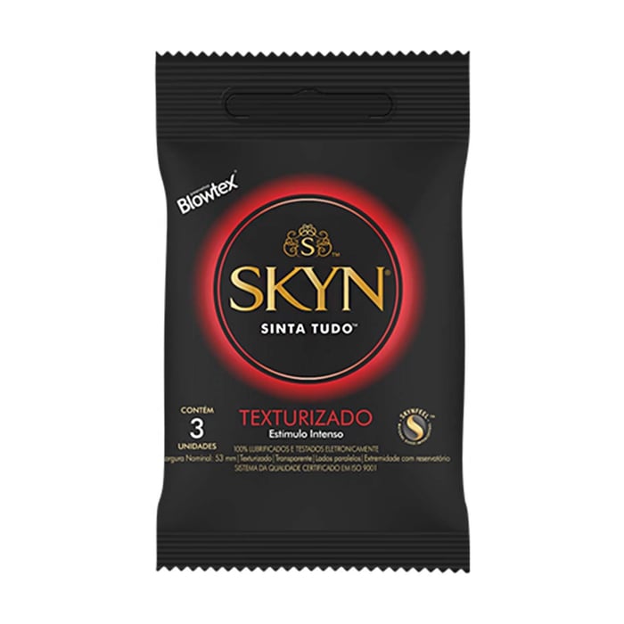 Preservativo Texturizado Skyn Blowtex 