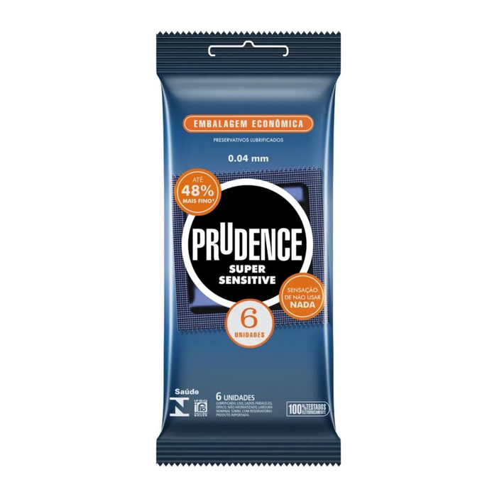 Preservativo Super Sensitive Prudence 6 Unidades