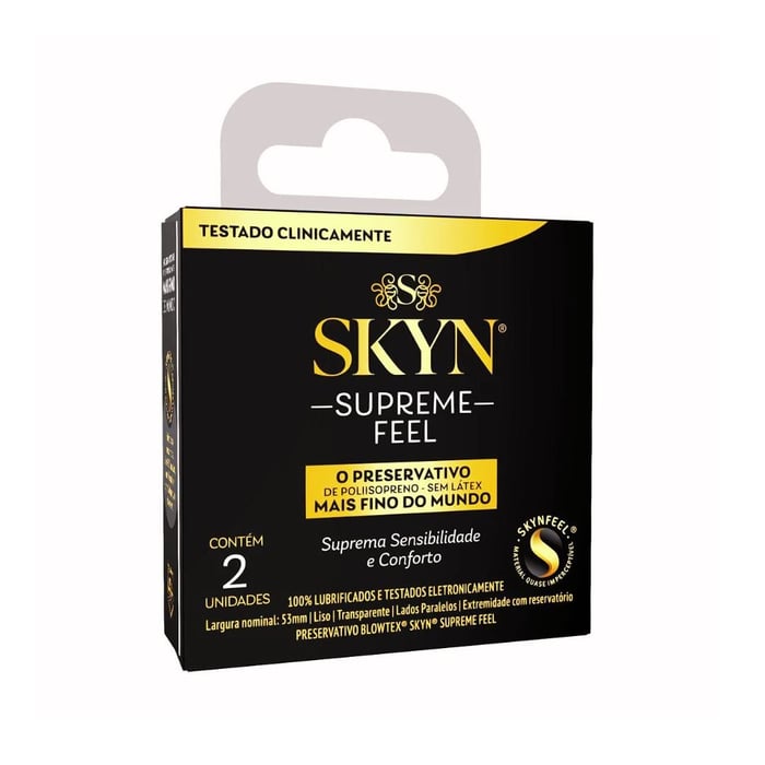 Preservativo Skyn Supreme Feel 2 Unidades Blowtex