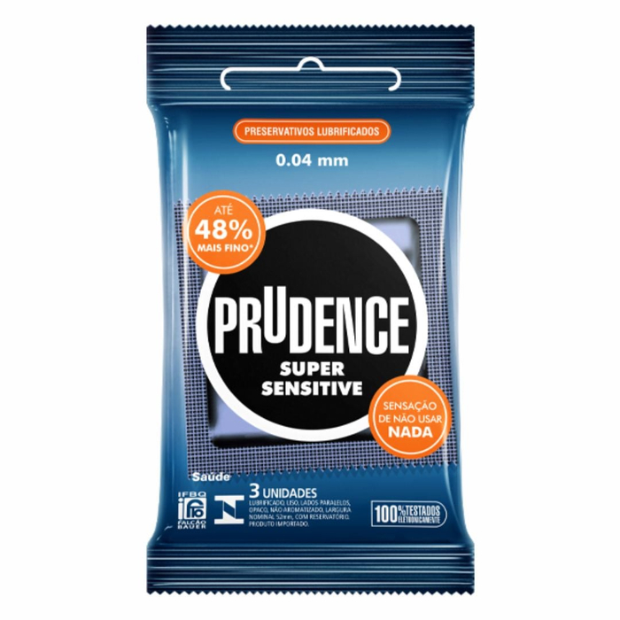 Preservativo Super Sensitive Prudence 3 Unidades