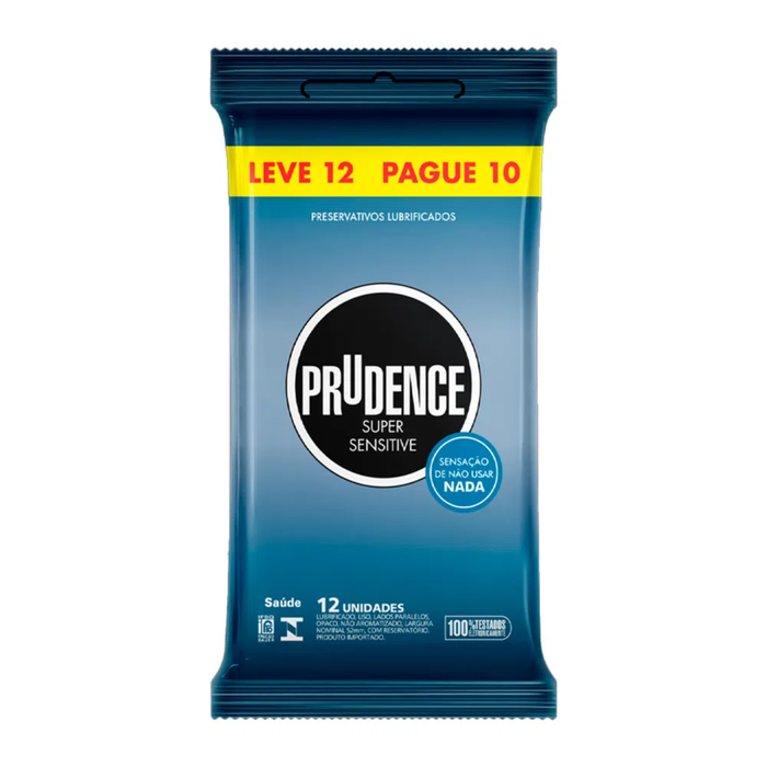 Preservativo Super Sensitive 12 Unidades Prudence