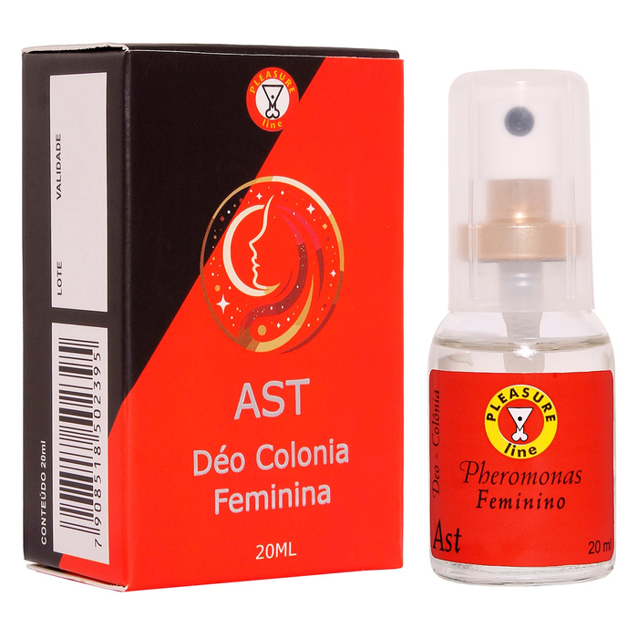 Ast Pheromonas Déo Colônia Feminina 20ml Pleasure Line