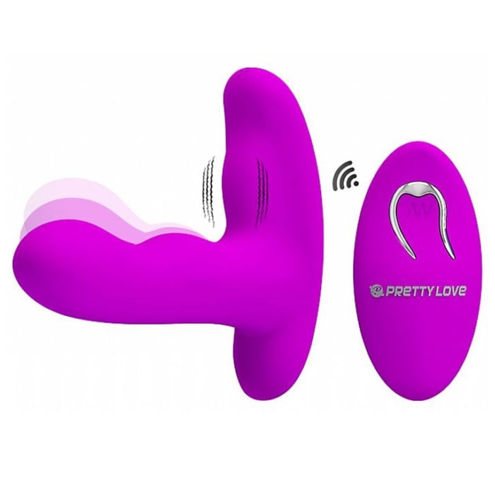 Vibrador Ponto G Com Estimulador Clitoriano Magic Fingers 12 Vibrações Pretty Love