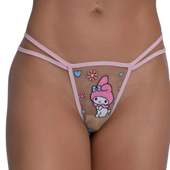 Calcinha Em Tule Cute Blossom Pimenta Sexy