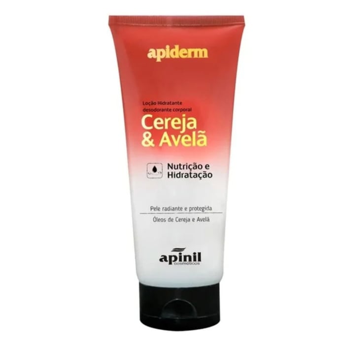 Apiderm Loção Hidratante Corporal Cereja E Avelã 190g Apinil