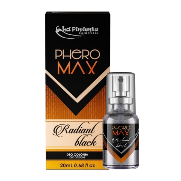 Phero Max Deo Colônia Radiant Black 20ml La Pimienta