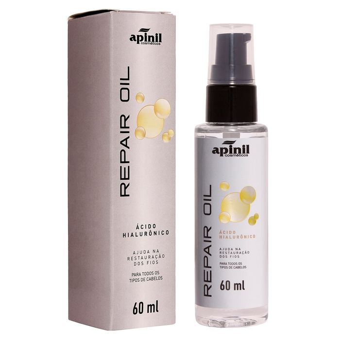 Repair Oil óleo Capilar Restaurador Com ácido Hialurônico 60ml Apinil