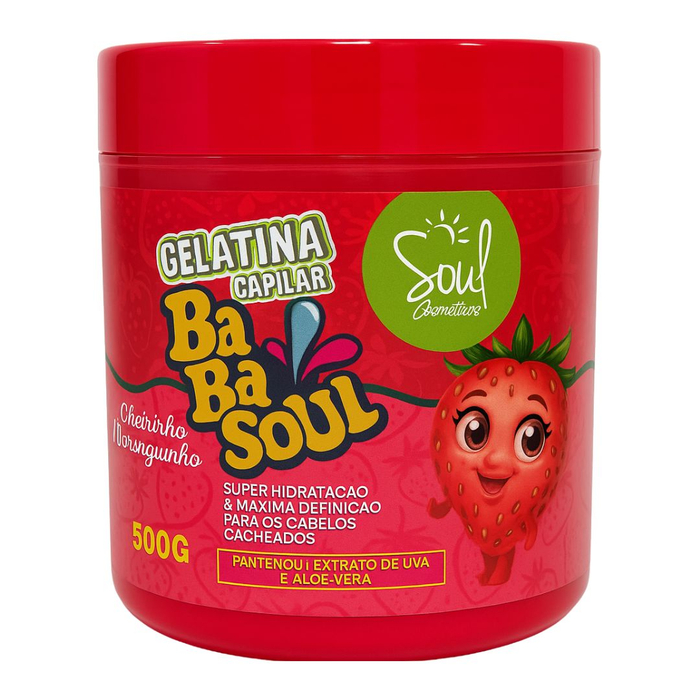 Babasoul Gelatina Capilar Moranguinho 500g Soul Cosméticos
