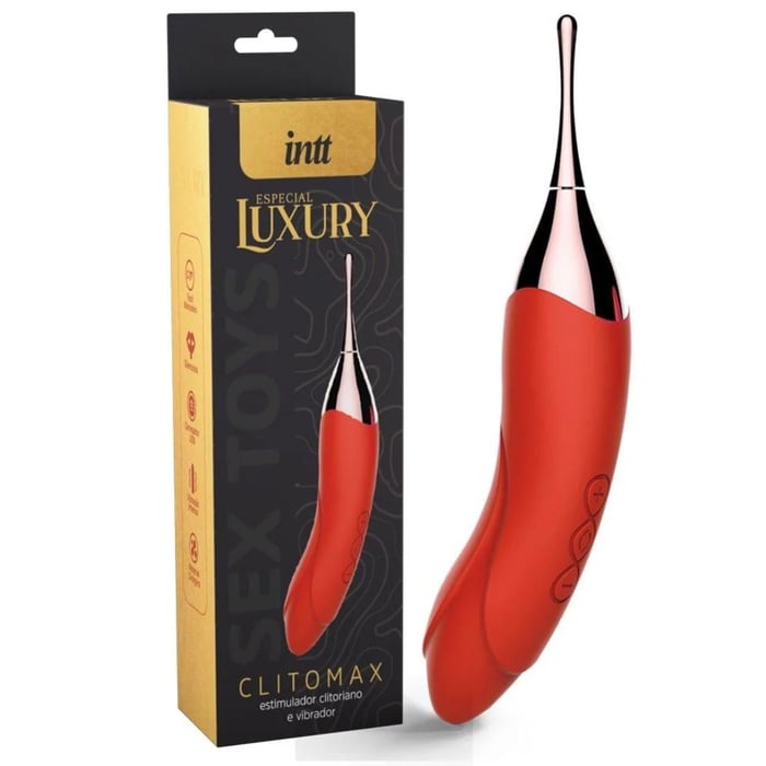 Massageador Clitomax Luxury 10 Modos De Vibração Intt