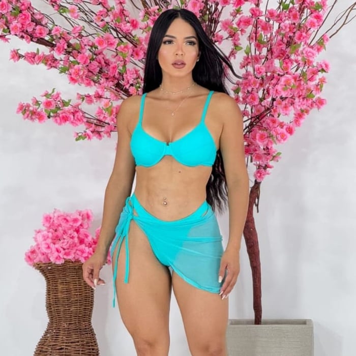 Triquíni Emi Com Bojo Meia Taça Hangar Lingerie