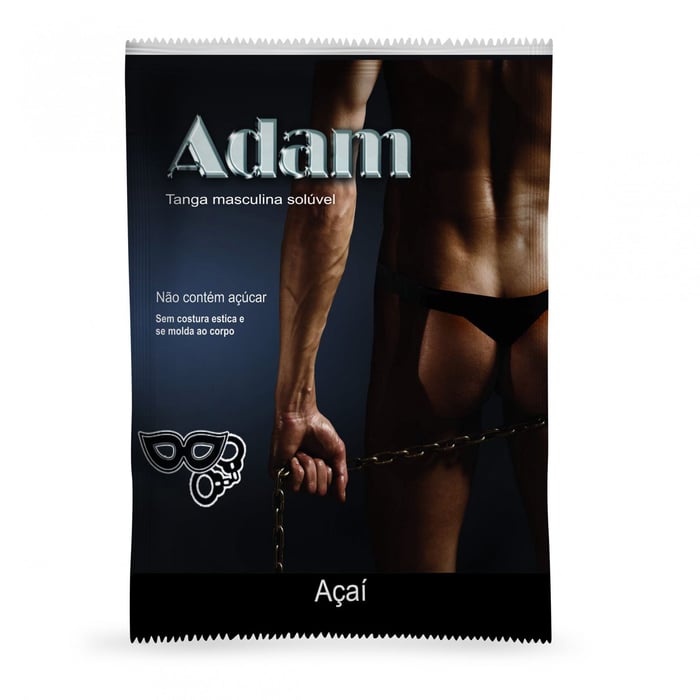 Tanga Comestivel Adam Masculina 50 Tons