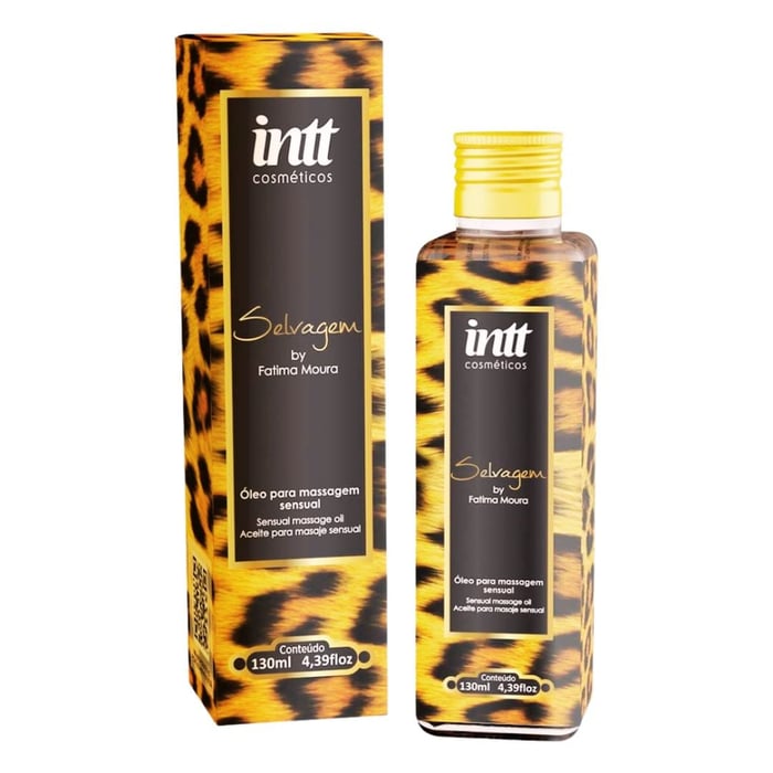 Selvagem óleo Afrodisíaco Para Massagem E Hidratação 130ml Intt